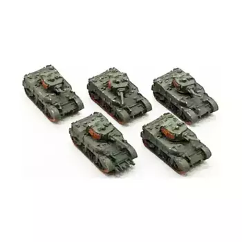 M5/M5A1 Коллекция Стюарта №6, WWII Micro Armour - United States - Loose Miniatures (1:285)
