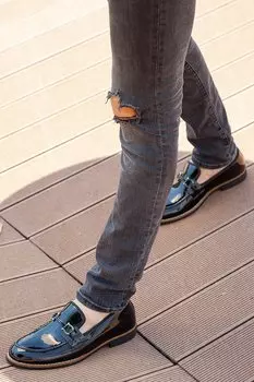 M702 Ортопедическая повседневная мужская обувь Muggo, черное серебро