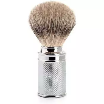 M?hle Традиционная хромированная помазок для бритья Silvertip Badger 091M89, M Mhle