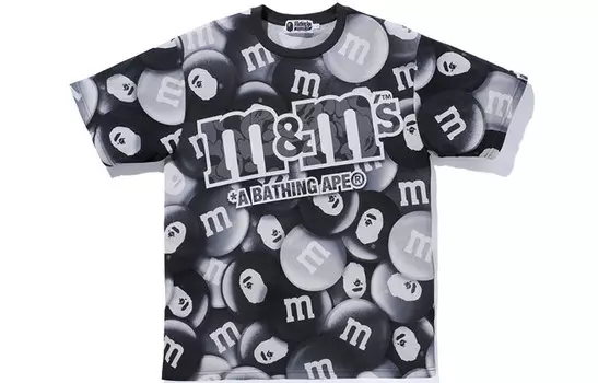 M&m"s X Bape X M&M"S Футболка мужская черная A Bathing Ape, черный