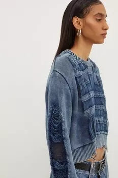 M-ROTTA хлопковый свитер Diesel, синий