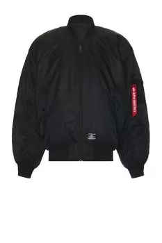 Ma-1 blood chit летная куртка поколения ii Alpha Industries, черный