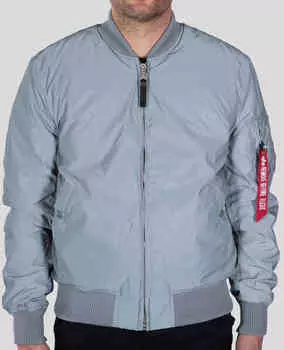 MA-1 VF 59 Светоотражающая куртка Alpha Industries, серебро