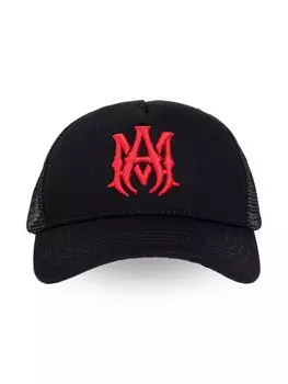 MA-вышитая шапка AMIRI KIDS, черный
