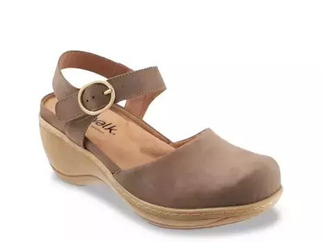 Mabelle Сабо Softwalk, Tan Nubuck Leather