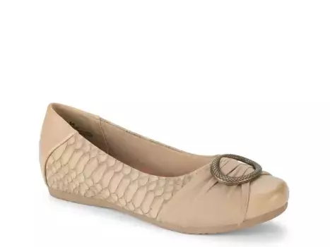 Mabely Балетки Baretraps, Beige Croc Print