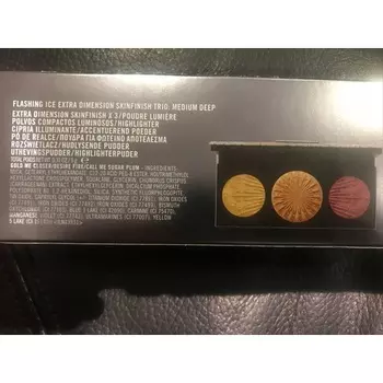 MAC Flashing Ice Extra Dimension Skinfinish Trio оттенок средней глубины, Mac