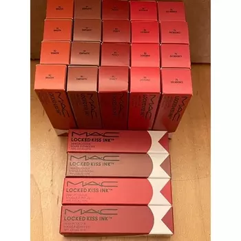 MAC Locked Kiss Rouge Tint 24 Hour Liquid Lipstick — полноразмерный, новый в коробке