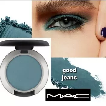 MAC Powder Eyeshadow Soft Matte Kiss Good Jeans, 0,05 унции — новинка в коробке