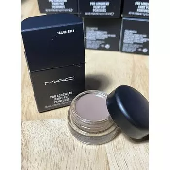 MAC Pro Longwear Paint Pot Tailor Grey, полный размер, 0,17 унции