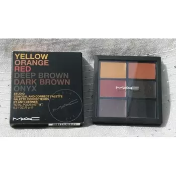 MAC Studio Conceal & Correct Palette 4 консилера 2 корректора глубиной 6G, Mac Cosmetics