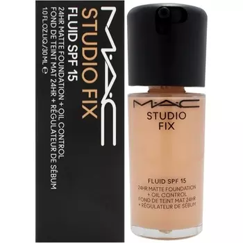 MAC Studio Fix Fluid SPF 15 24Hr Matte Foundation Plus Oil Control NW22 для женщин 1 унция