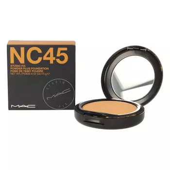Mac, Studio Fix, компактная пудра и тональный крем NC45, 15 г