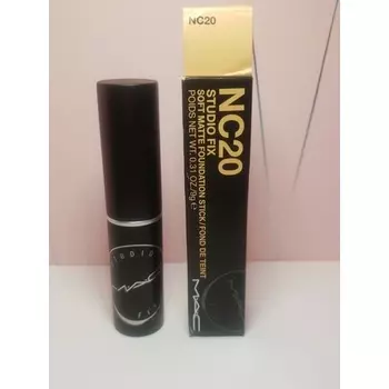 Mac Studio Fix Soft Matte Foundation Stick NC20, полный размер, 0,3 жидких унции