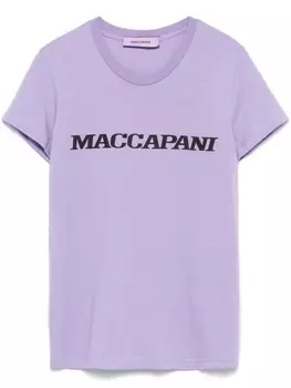 Maccapani футболка The Logo, фиолетовый
