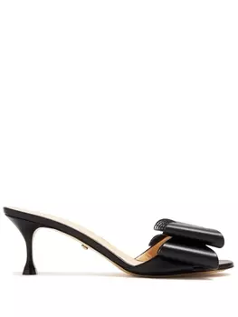 MACH & MACH мюли с бантом, черный