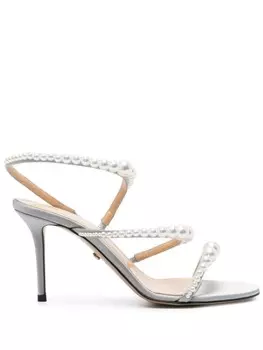MACH & MACH сандалии Sirene 85 мм, серый