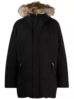 Mackage Edward fur hooded jacket, черный