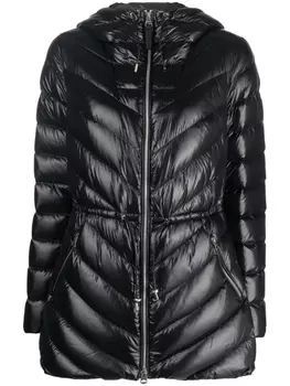 Mackage приталенный пуховик, черный