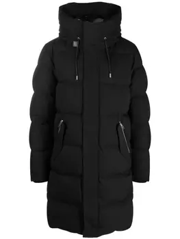 Mackage пуховик длины миди, черный