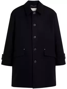 Mackintosh пальто из шерсти Хамби, синий