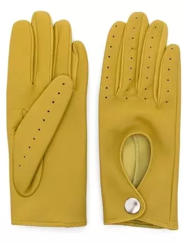 Mackintosh перчатки с перфорацией, желтый