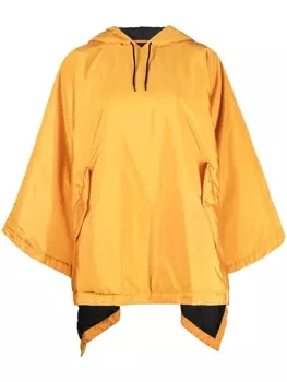 Mackintosh пончо с капюшоном и кулиской, оранжевый