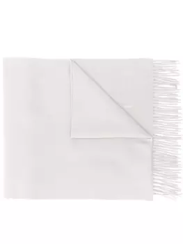 Mackintosh шарф с вышивкой, серый