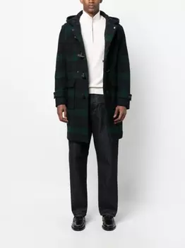 Mackintosh шерстяной дафлкот Weir, черный