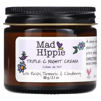 Mad Hippie, Triple C, ночной крем, 60 г (2,1 унции)