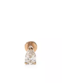 Mad Precious & Ethical серьга из розового золота с бриллиантом, розовый