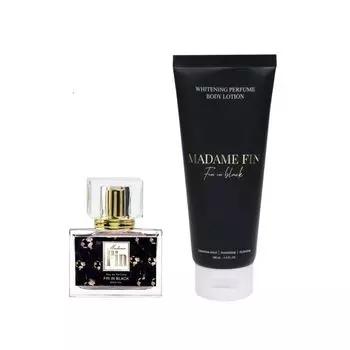 Madame Fin Классический плавник в черной коробке, набор из 2 шт. (Духи 30мл. Лосьон для тела 100мл.), Fin In Black