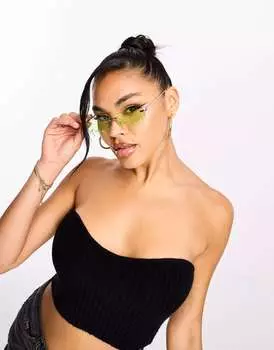 Madein. солнцезащитные очки-капельки зеленого лайма