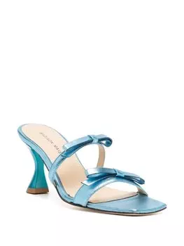 Madison.Maison босоножки с эффектом металлик, синий