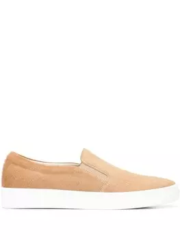 Madison.Maison кеды-слипоны с закругленным воротником, коричневый