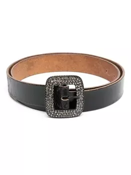Madison.Maison ремень с кристаллами, черный