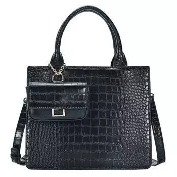 Madison West Jannet - набор из 2 предметов: сумка-саквояж и кошелек для монет, черный