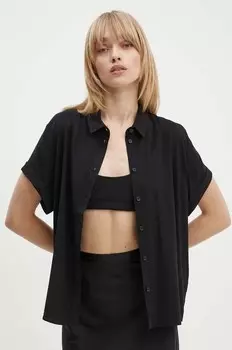 МАДЖАН рубашка Samsoe Samsoe, черный