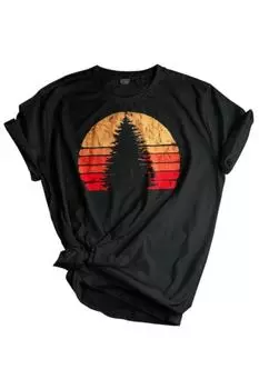 Магазин унисекс футболка с принтом уличная футболка стандартного кроя GENIUS, черный