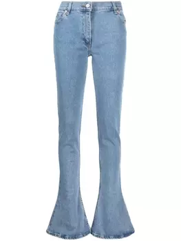 Magda Butrym расклешенные джинсы, синий