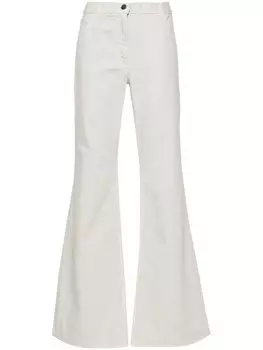 Magda Butrym расклешенные джинсы средней посадки, серый