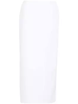 Magda Butrym юбка миди с поясом, белый