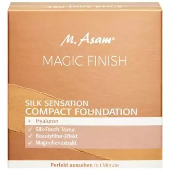 MAGIC FINISH Компактная тональная основа Silk Sensation - 360 истинно бежевый M. Asam, 12 g