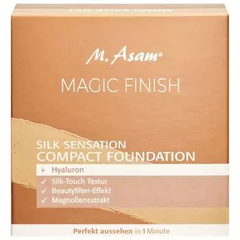 MAGIC FINISH Компактная тональная основа Silk Sensation - 120 мягкая слоновая кость M. Asam, 12 g