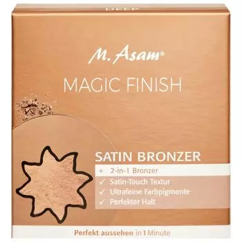 MAGIC FINISH Satin Bronzer – глубокий (янтарный/ореховый) M. Asam, 6,5 g