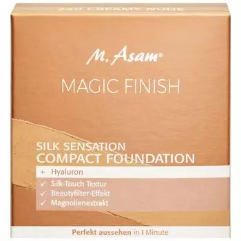 MAGIC FINISH Тональный крем Silk Sensation Compact Foundation 240 кремово-нюдового цвета M. Asam, 12 g