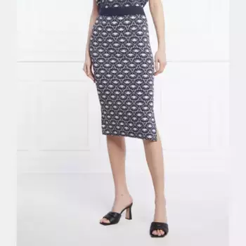 Магмовая юбка Max Mara, синий