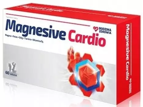 Magnesive Cardio Магний Тиамин Витамин B 60 таб. Rodzina Zdrowia