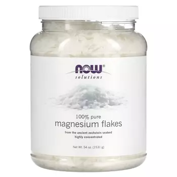 Магниевые хлопья Now Foods Solutions 100% чистоты
