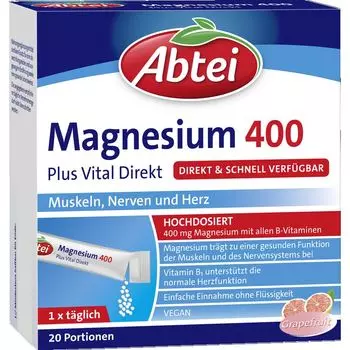 Магний 400 Плюс напрямую Abtei, 44 g